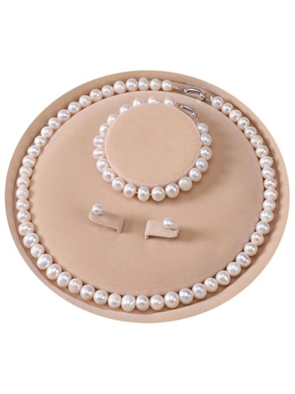 Women's Freshwater Cultured Pearl Necklace Set